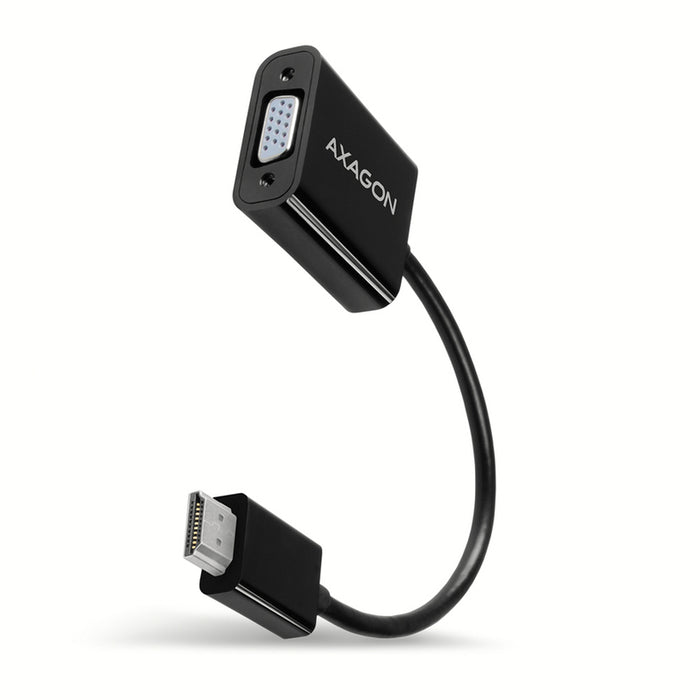 Cable adapter from source with HDMI AXAGON to receiver with VGA HDMI -> VGA RVH-VGN works only in this direction