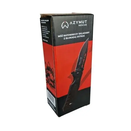 AZYMUT Rescue knife +belt cutter +glass breaker +case - MultitoolsSUR-MUL<<<SurvivalSUR<<<ActionPL