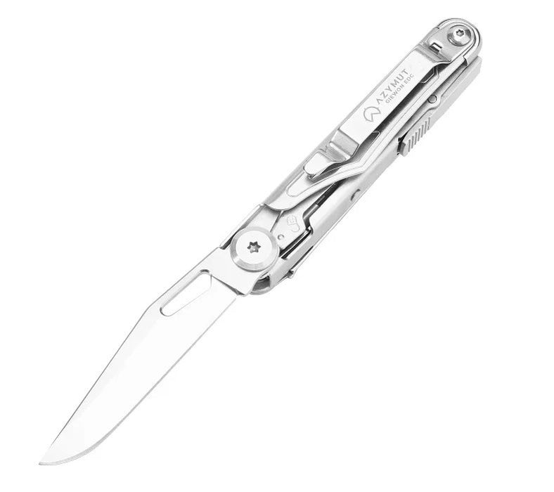 AZIMUTH GIEWON EDC MULTITOOL - 8 TOOLS + HOLSTER
