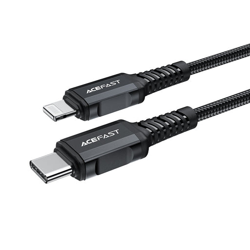 Acefast C4-01 Lightning - USB-C PD cable 30W 3A 480Mb/s 1.8m - black - Cell phone cables<<<HurtelXML