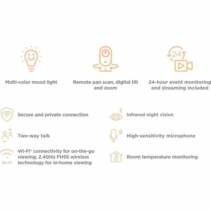 Baby Monitor Motorola MOTOVM85 - Сигурност Удома<<<Дом Градина<<<BigBuy&&&Бейбифони<<<Сигурност Удома<<<Дом