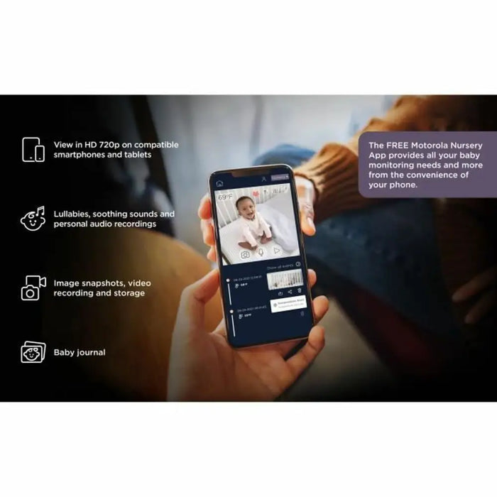 Baby Monitor Motorola MOTOVM85 - Сигурност Удома<<<Дом Градина<<<BigBuy&&&Бейбифони<<<Сигурност Удома<<<Дом