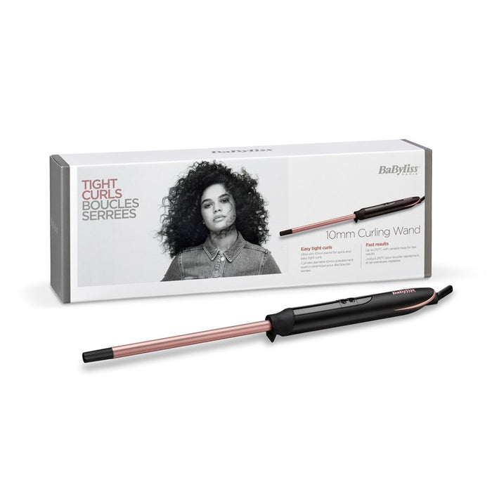 BaByliss C449E  Tight Curls Curling wand Warm Black, Copper 2.5 m