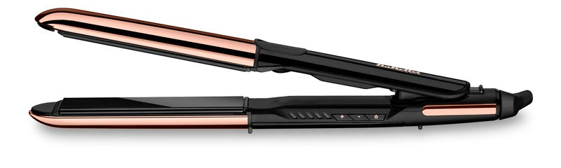 BaByliss Straight & Curl Brilliance Curling iron Warm Black, Rose 3 m