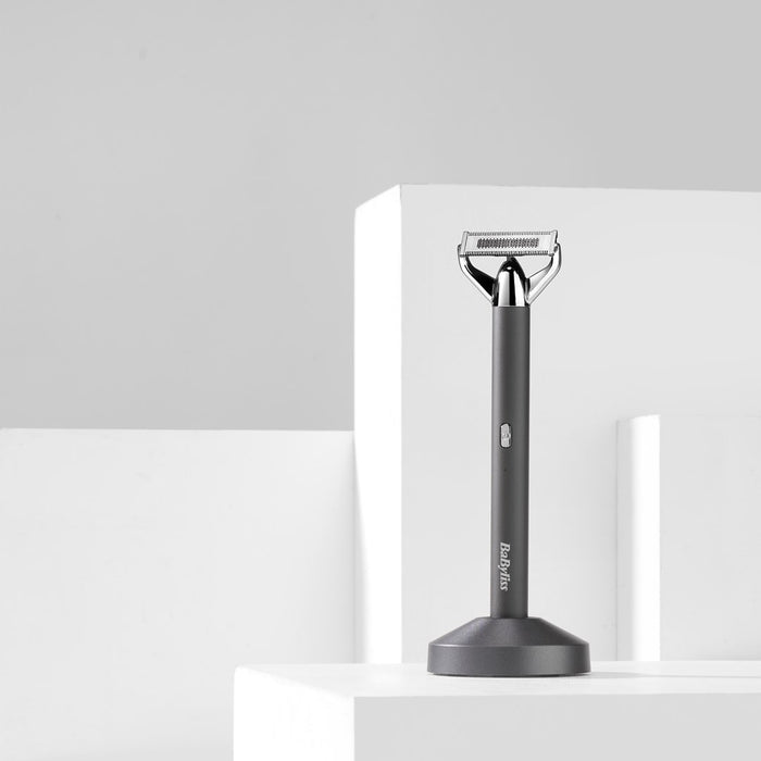 BaByliss Super-X Metal OT996E beard trimmer Battery 5 5 mm Wet & Dry Silver