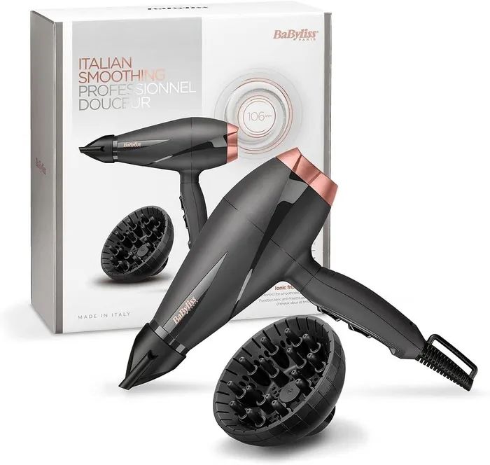 Hairdryer Babyliss 6709DE 2100 W Black Dark grey
