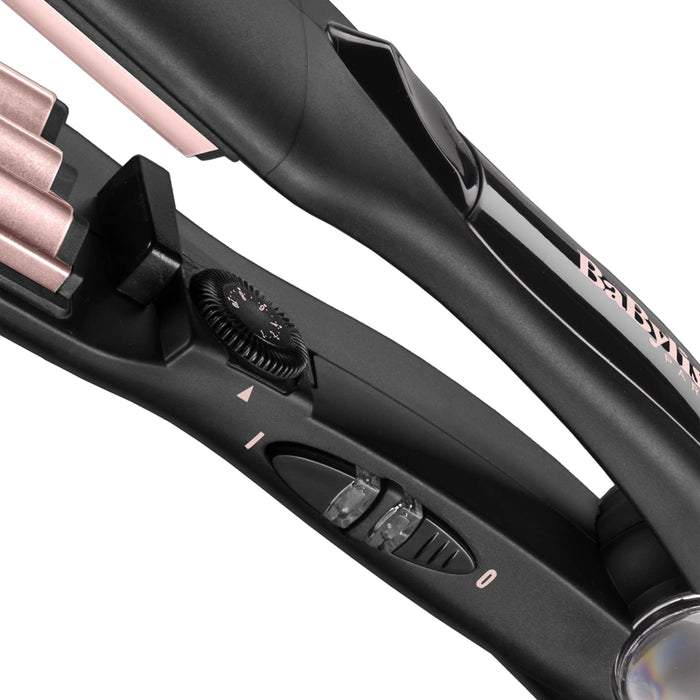 BaByliss The Crimper Texturizing iron Warm Black, Pink 70.9" (1.8 m)
