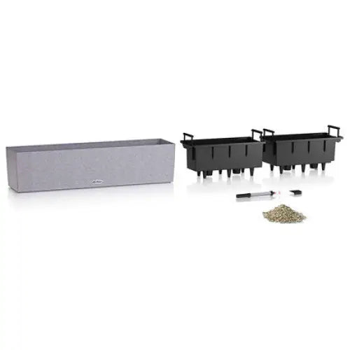 BALCONY 79CM LECHUZA STONE - Сандъци<<<Саксии кашпи и цветарници<<<Градина<<<Praktiker&&&Сандъци<<<Саксии кашпи и