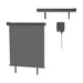 BALCONY UMBRELLA VERTICAL 150X200CM HD HD-7774 - Сенници<<<Чадъри сенници и шатри<<<Градина<<<Praktiker