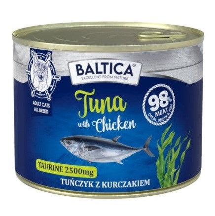 BALTICA Excellent Tuna with chicken - wet cat food - 185g