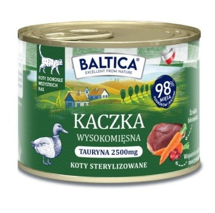 BALTICA Smaki regionów Duck - wet cat food - 185g