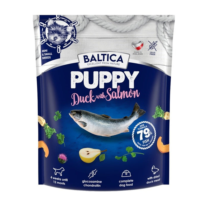 BALTICA Excellent Puppy Duck with salmon Small breeds - dry dog food - 1kg