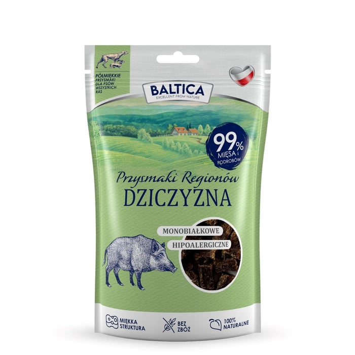 BALTICA Przysmaki regionów Monoprotein Venison - dog treat - 80 g