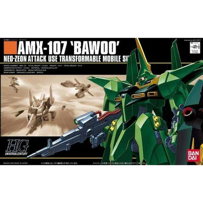 Decorative Figure Bandai AMX-107 BAWOO Plastic Hguc Gundam