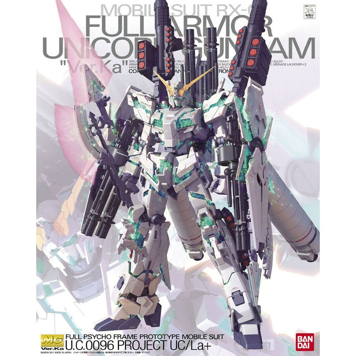 Collectable Figures Bandai MG 1/100 FULL ARMOR UNICORN GUNDAM VER. KA Plastic (Plastic)