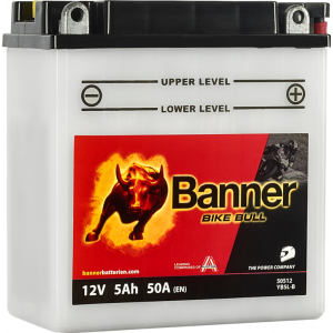 BANNER BIKE BULL YB5L-B 5AH 50A R+