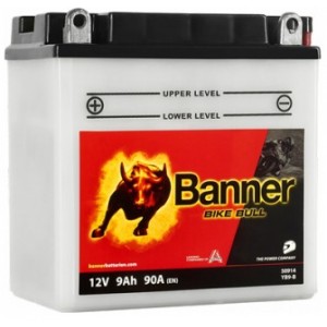 BANNER BIKE BULL YB9-B 9AH 90A L+