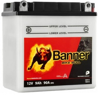 BANNER BIKE BULL YB9-B 9AH 90A L+