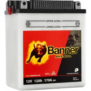 BANNER BIKE BULL YB12A-A 12AH 170A L+