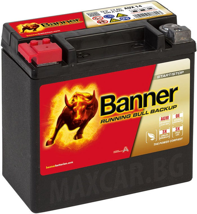 BANNER RUNNING BULL BACKUP 12AH 200A L+