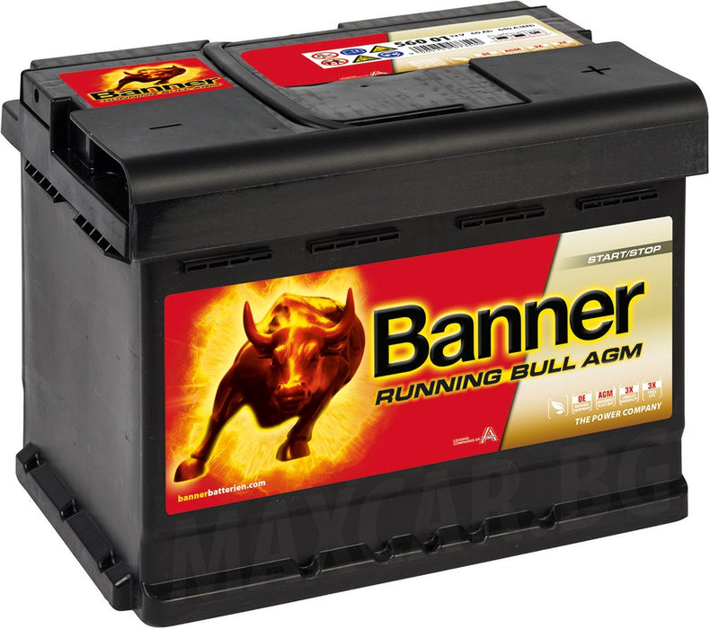 BANNER RUNNING BULL AGM 60AH 640A R+