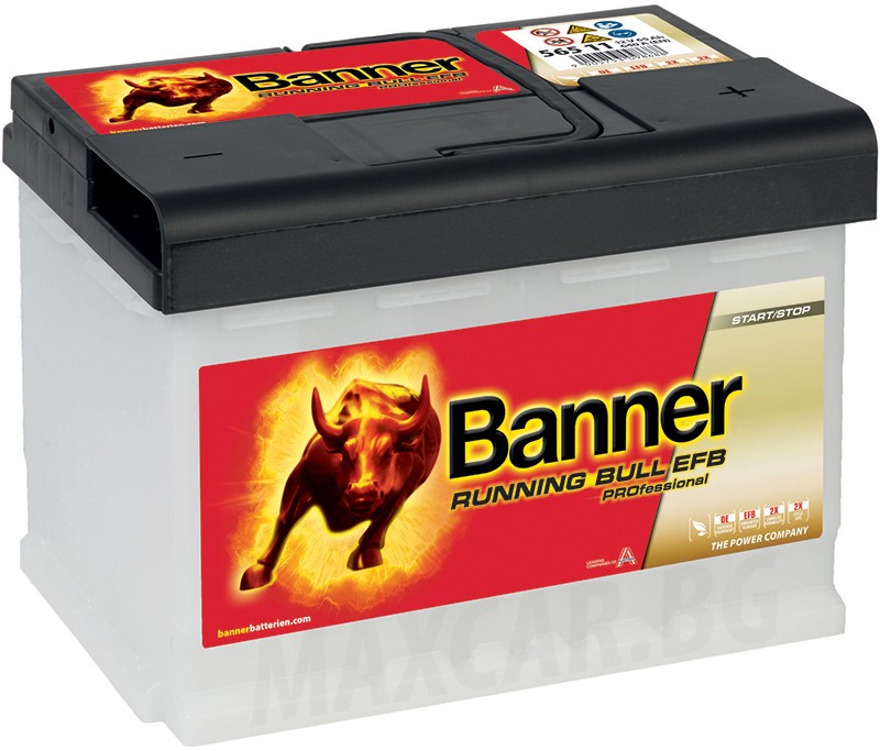 BANNER RUNNING BULL EFB PROFESSIONAL 65AH 640A R+