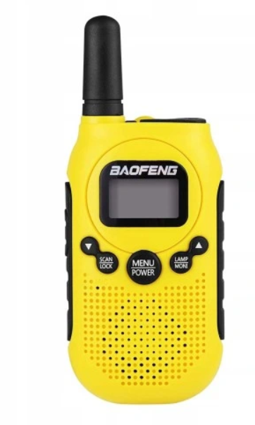 Walkie-Talkie Baofeng BF-T6 Panda Yellow, 2 pcs