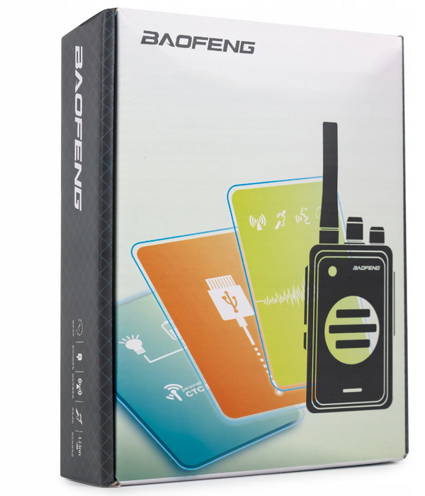 Walkie-Talkie Baofeng BF-T25E Blue, 2 pieces
