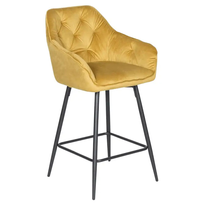 BAR CHAIR LAZIO - YELLOW - Трапезни столове<<<Мебели и обков<<<Мебели и интериор<<<Praktiker&&&Трапезни