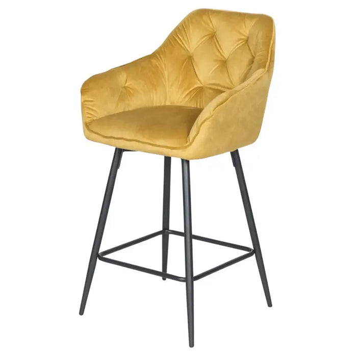 BAR CHAIR LAZIO - YELLOW - Трапезни столове<<<Мебели и обков<<<Мебели и интериор<<<Praktiker&&&Трапезни