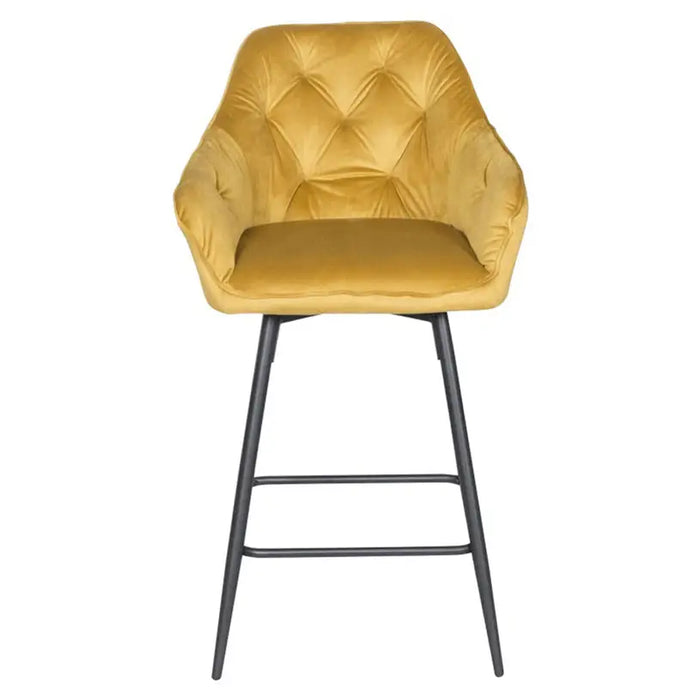 BAR CHAIR LAZIO - YELLOW - Трапезни столове<<<Мебели и обков<<<Мебели и интериор<<<Praktiker&&&Трапезни