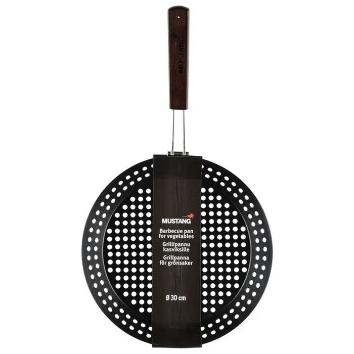 BARBECUE PAN F30CM MUSTANG Black Line - Оборудване барбекю<<<Барбекю<<<Градина<<<Praktiker