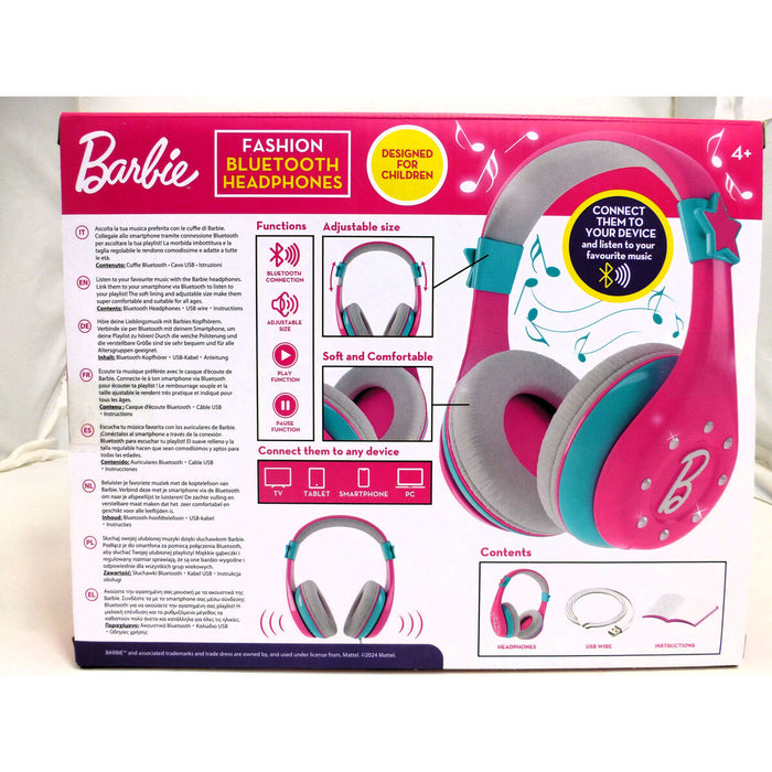 Bluetooth Headphones Barbie
