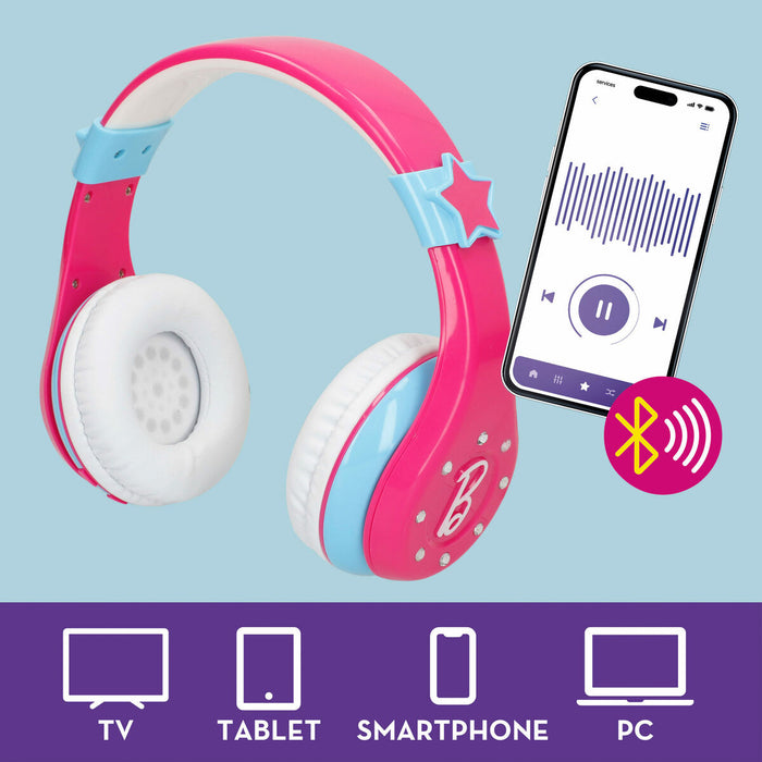 Bluetooth Headphones Barbie
