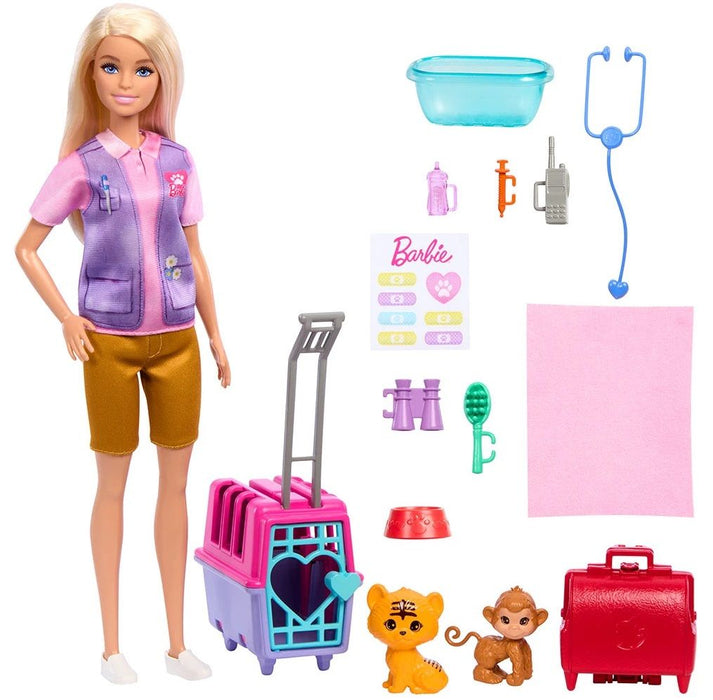 Doll Barbie SAUVETEUSE D'ANIMAUX