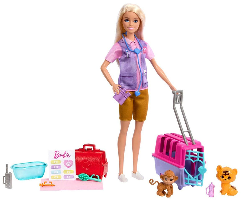 Doll Barbie SAUVETEUSE D'ANIMAUX