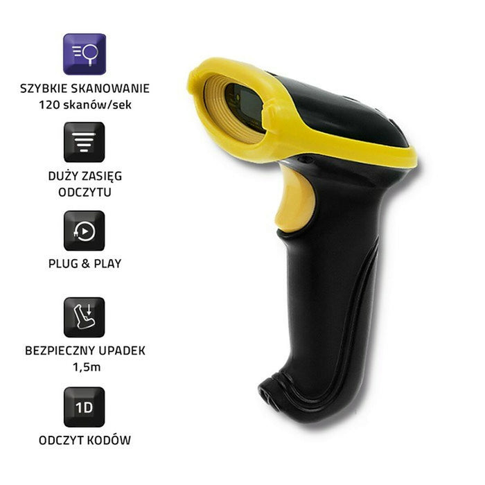 Barcode Reader Qoltec 50862 - Мулти Четец за Карти<<<Компютър Мрежи и компоненти<<<Компютри| Електроника<<<BigBuy&&&Bar