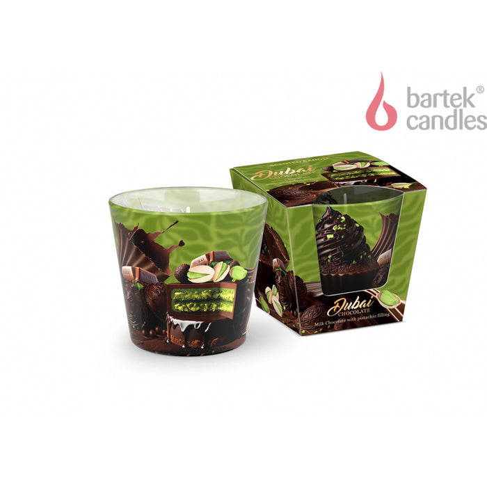DUBAI CHOCOLATE BARTEK GLASS CANDLE