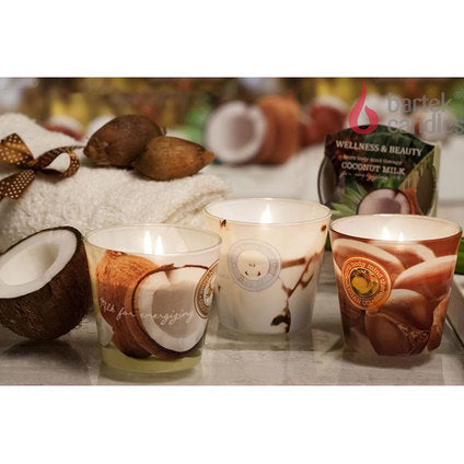 WELLNESS BEAUTY GLASS CANDLE 115 BARTEK WELLNESS & BEAUTY