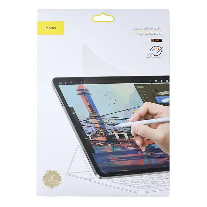 Baseus 0.15mm Paper-like film For 2018 iPad Pro 11 inch Transparent - For tablets<<<Tempered glass and screen