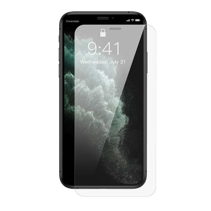 Baseus 0.3mm Full-glass Tempered Glass Film(2pcs pack) for iPhone XR/11 6.1inch - For smartphones<<<Tempered glass