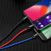 Baseus 3in1 Cable USB-C / Lightning / Micro 3,5A 0,3m (Black) - Combo Cables<<<USB cables<<<GSM