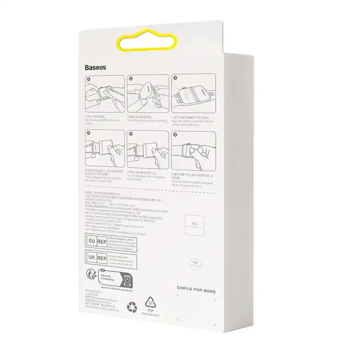 Baseus 44mm Protective Film for AP Watch 4/5/6/SE/SE 2 Clear - For smartwatches<<<Tempered glass and screen