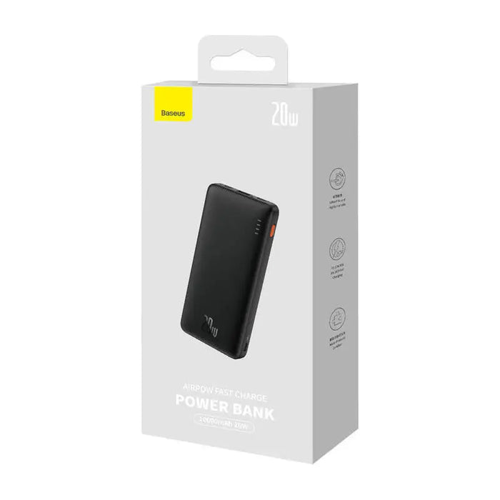Baseus Airpow 10000mAh 20W powerbank (black) - Powerbanks<<<GSM