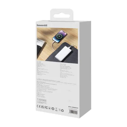Baseus Airpow 10000mAh 20W powerbank (white) - Powerbanks<<<GSM