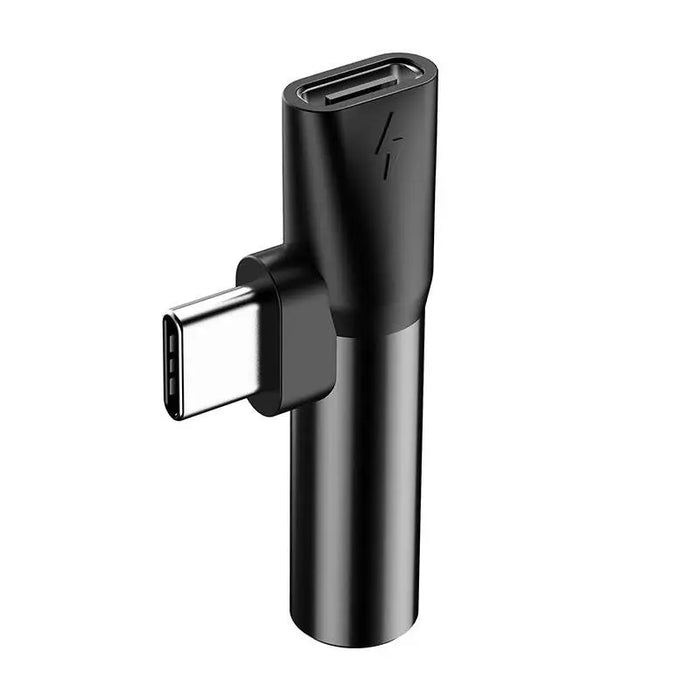 Baseus Audio Adapter USB-C to Mini Jack 3.5mm + USB-C (black) - Audio adapters<<<GSM Accessories<<<InnproXML&&&USB