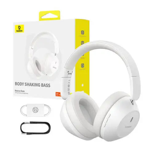Baseus Bass 30 Max Wireless Headphones (white) - Over-ear<<<Wireless<<<Headphones<<<Audio<<<InnproXML&&&Headphones