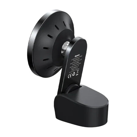 Baseus Big Energy car mount with wireless charger 15W for Iphone 12 / Iphone 13 (Black) - Phone holders<<<Car