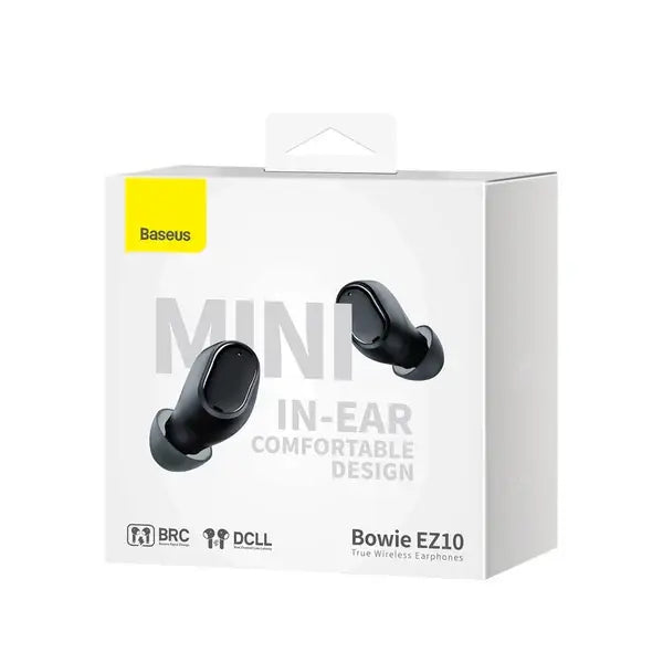 Baseus Bowie EZ10 TWS Bluetooth 5.3 wireless headphones - black - Audio<<<Основна<<<DunaXML&&&Headphones