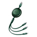 Baseus Bright Mirror 2 USB 3-in-1 cable for micro USB / USB-C / Lightning 3.5A 1.1m (Green) - Combo Cables<<<USB